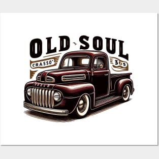 Classic vintage pickup truck, Old Soul Posters and Art